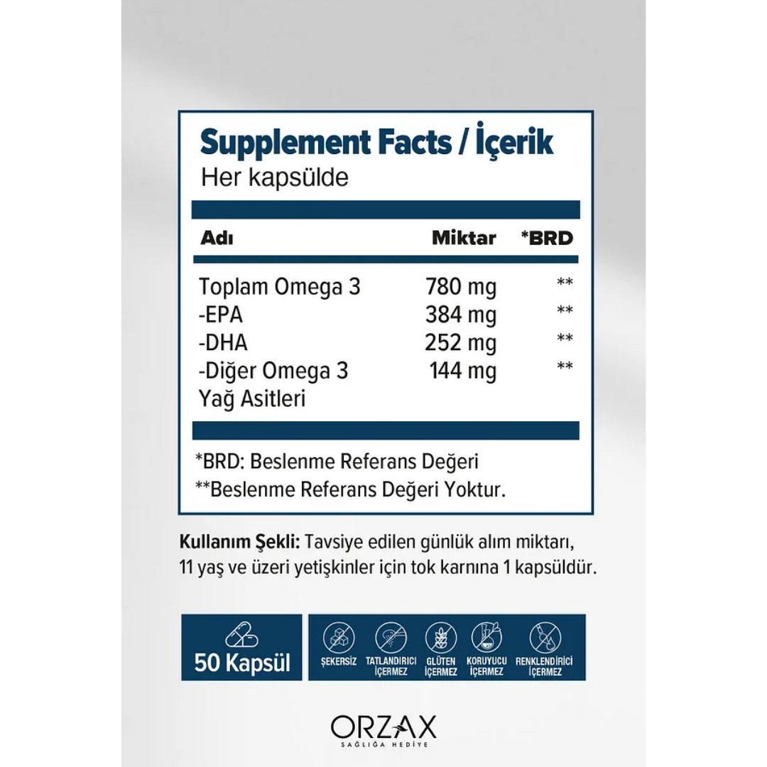 Orzax Ocean Plus 50 Kapsül - Orzax
