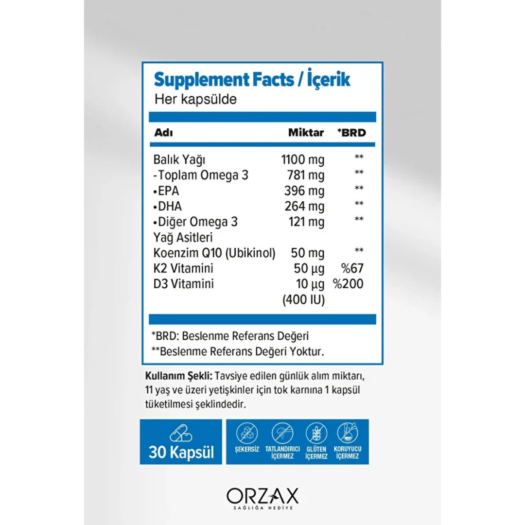 Orzax Ocean Pulse 30 Kapsül - Orzax
