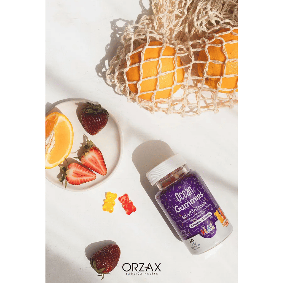 Orzax Ocean Smart Gumies Multivitamin Meyve Sulu Jel 64 Adet - Orzax