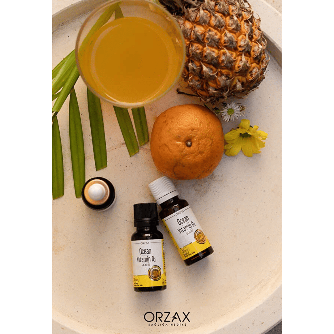 Orzax Ocean Vitamin D3 400 IU Sprey 20ml - Orzax