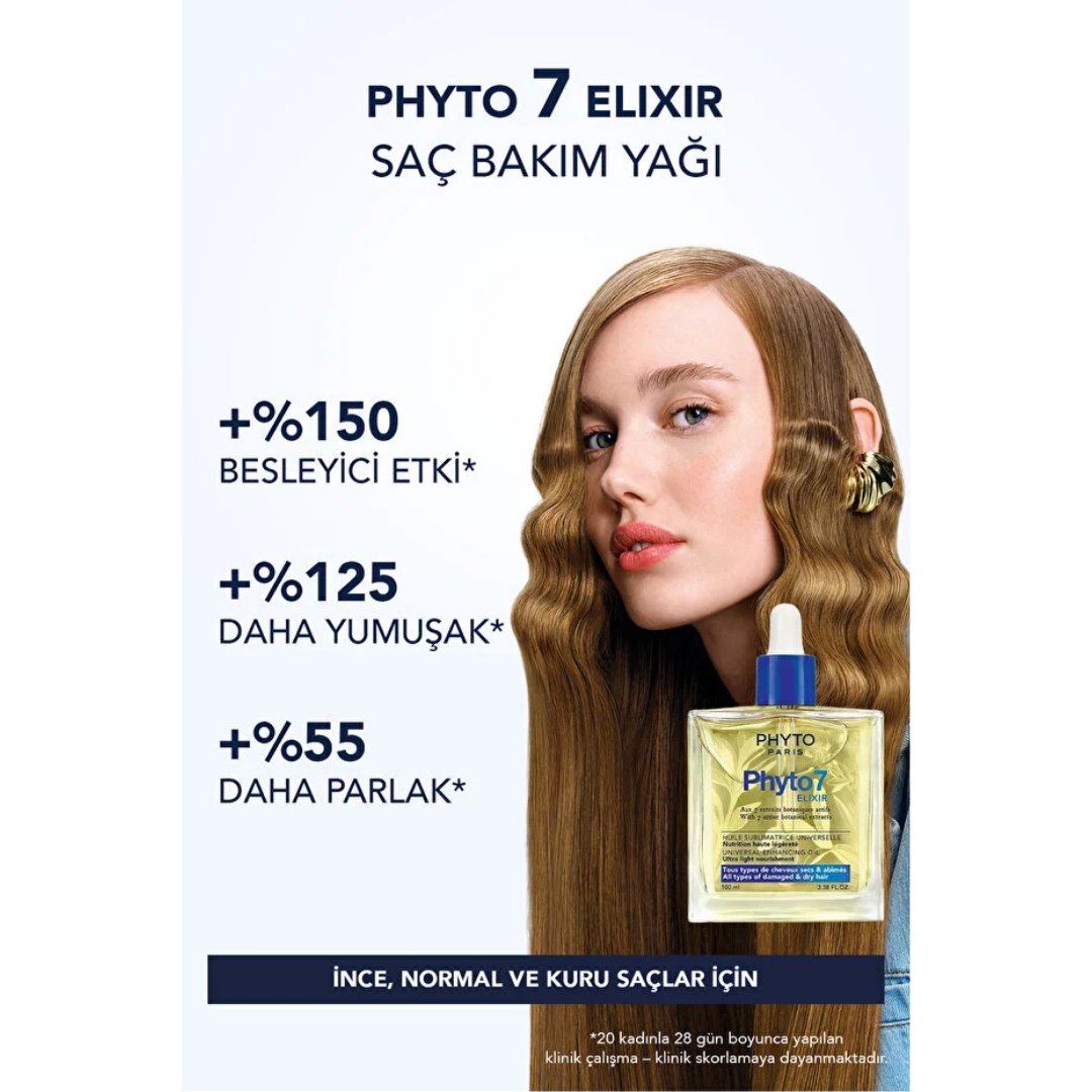 Phyto 7 Elixir Saç Bakım Yağı 100 ml - Phyto