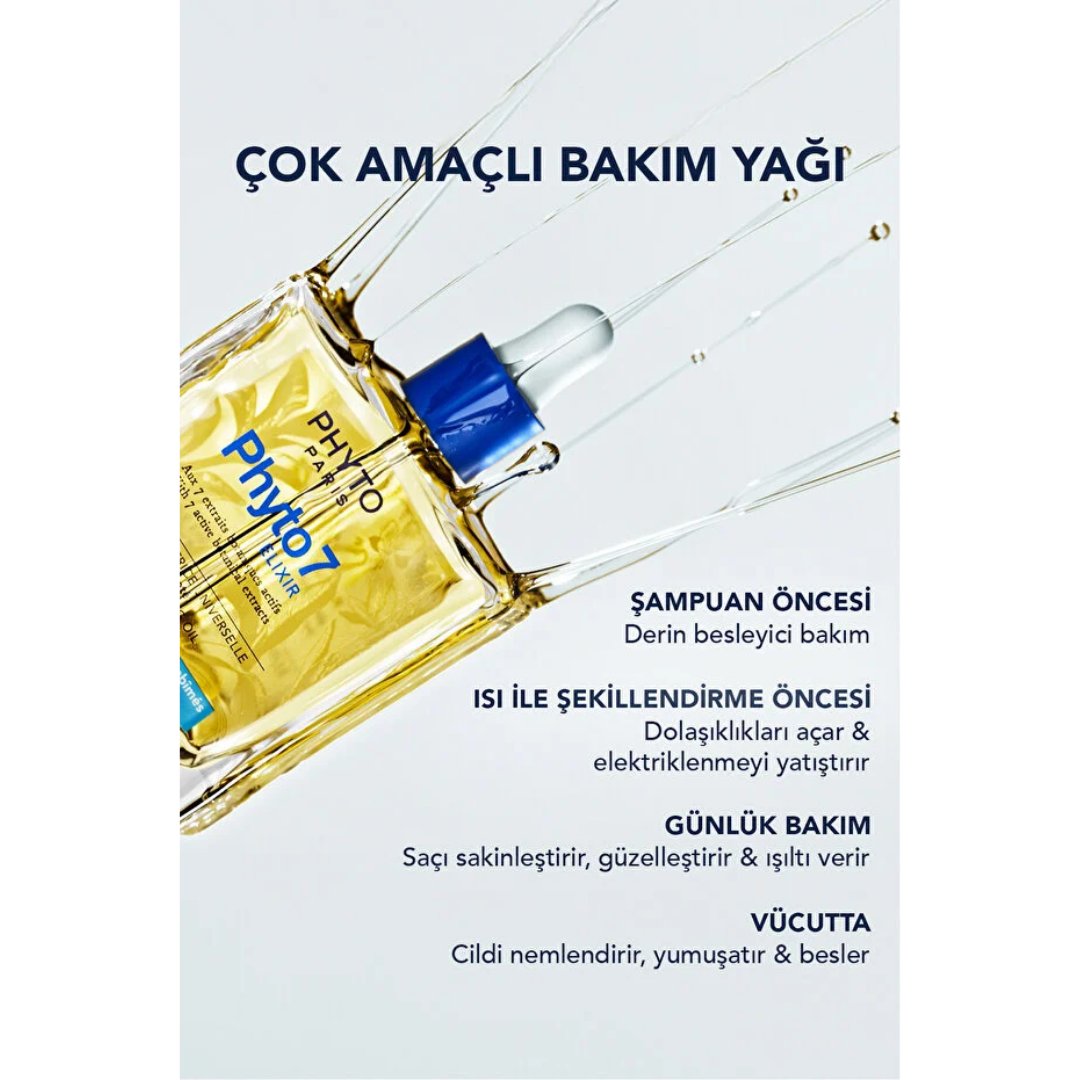Phyto 7 Elixir Saç Bakım Yağı 100 ml - Phyto