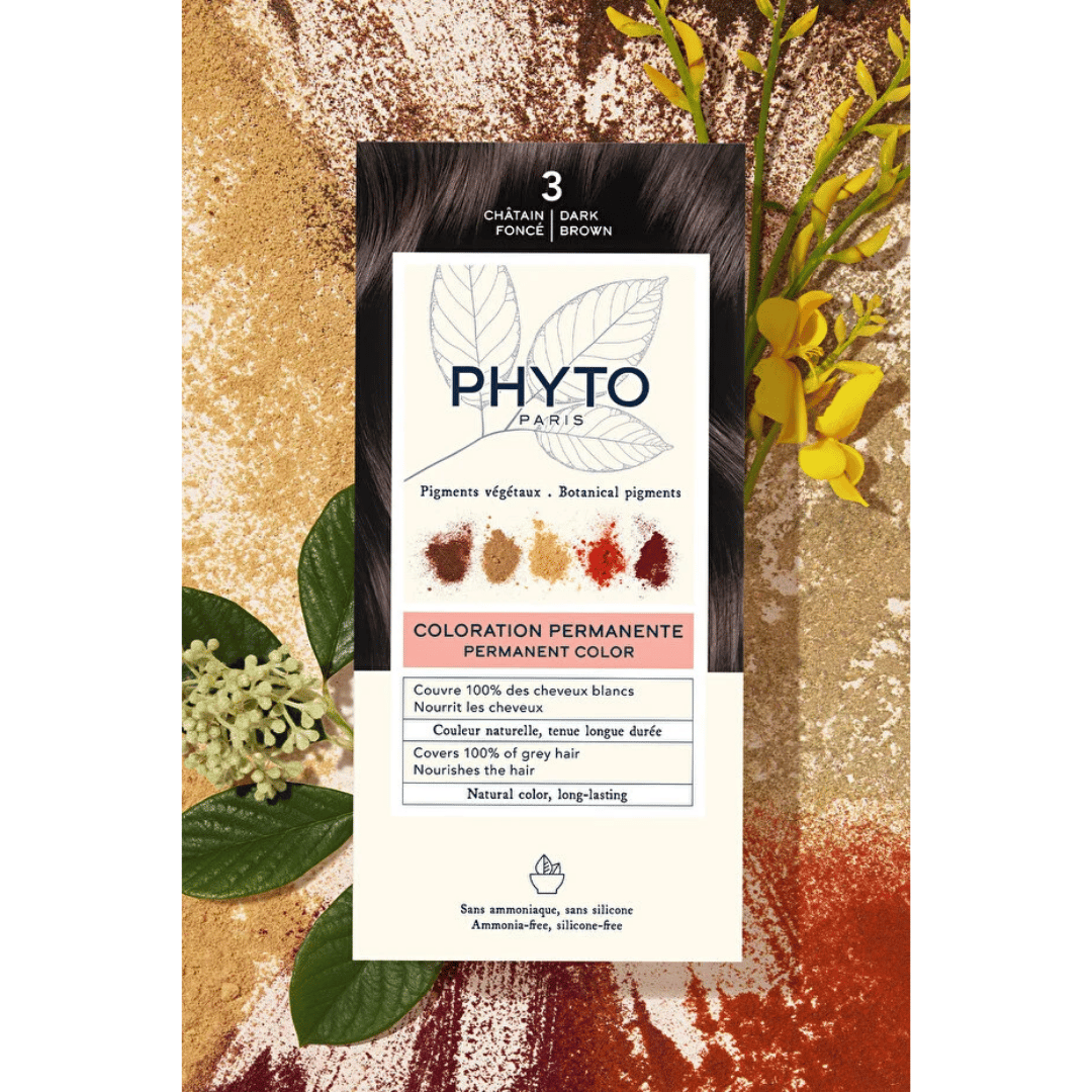 Phyto Phytocolor Bitkisel Saç Boyası - 3 Koyu Kestane - Phyto
