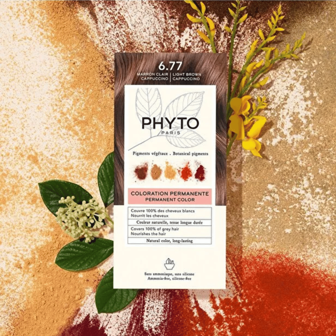 Phyto Phytocolor Bitkisel Saç Boyası - 6.77 Cappuccino Kahve - Phyto