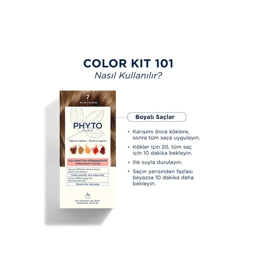 Phyto Phytocolor Bitkisel Saç Boyası - 7 - Kumral - Phyto