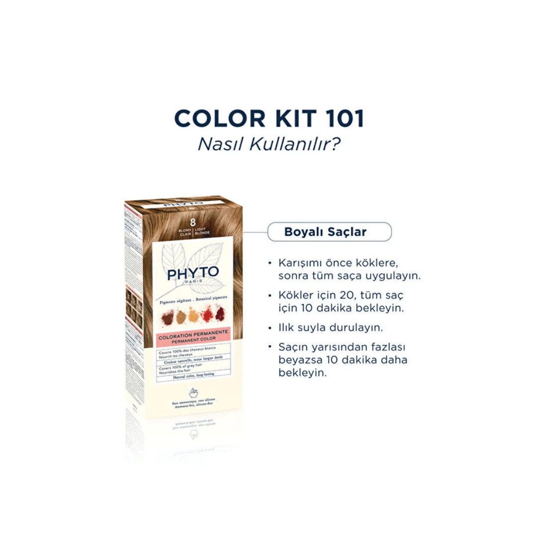 Phyto Phytocolor Bitkisel Saç Boyası - 8 Sarı - Phyto