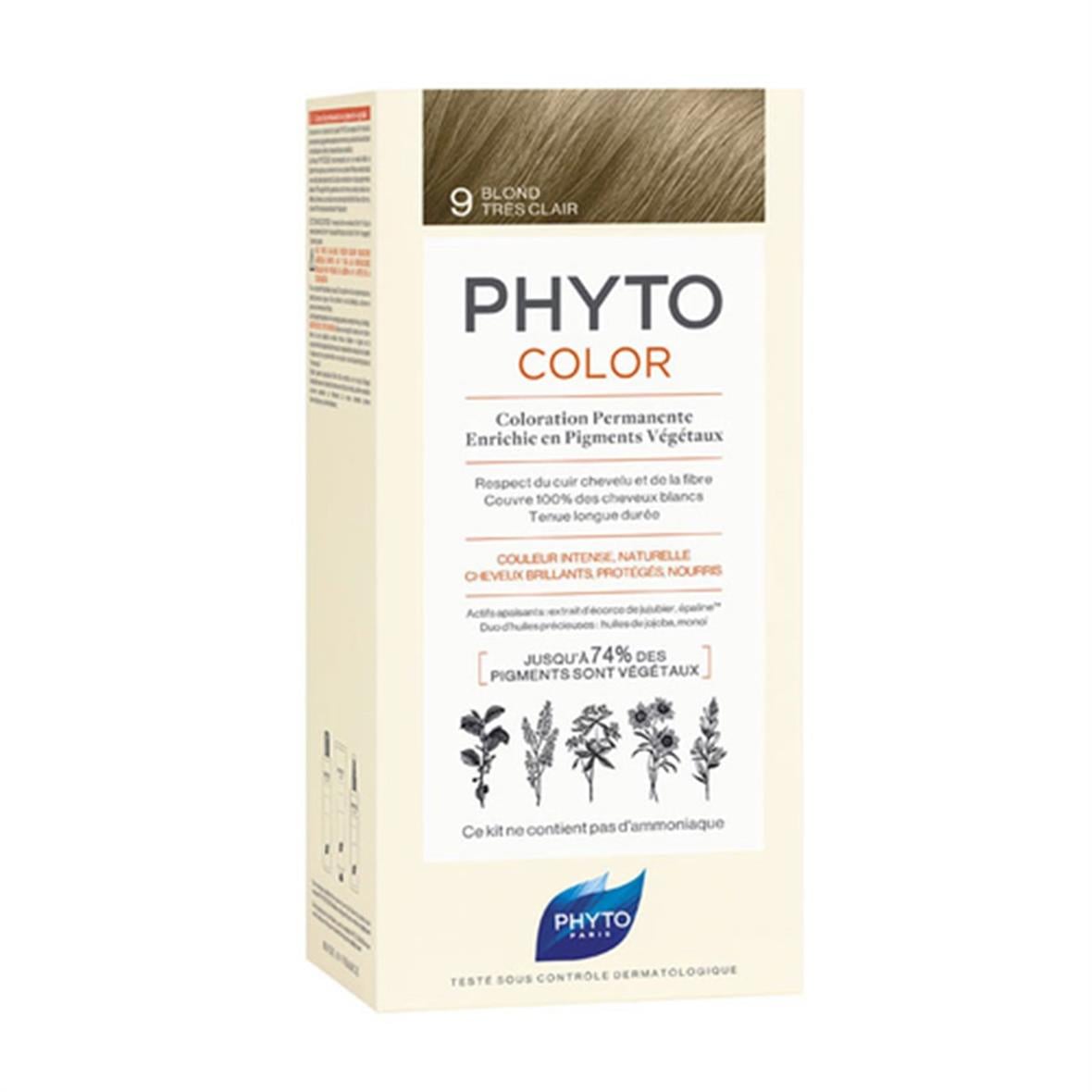Phyto Phytocolor Bitkisel Saç Boyası - 9 - Açık Sarı - Phyto Saç Bakım