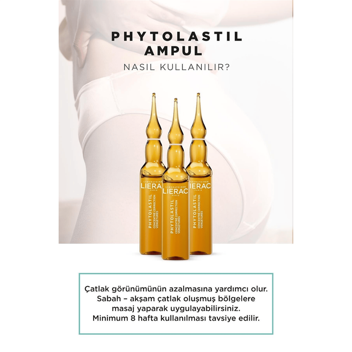 Phytolastil Gel Çatlak Oluşumunu Azaltmaya Yardımcı Jel 200 Ml + Ampul 20x5 Ml Ikili Avantaj Set - Lierac