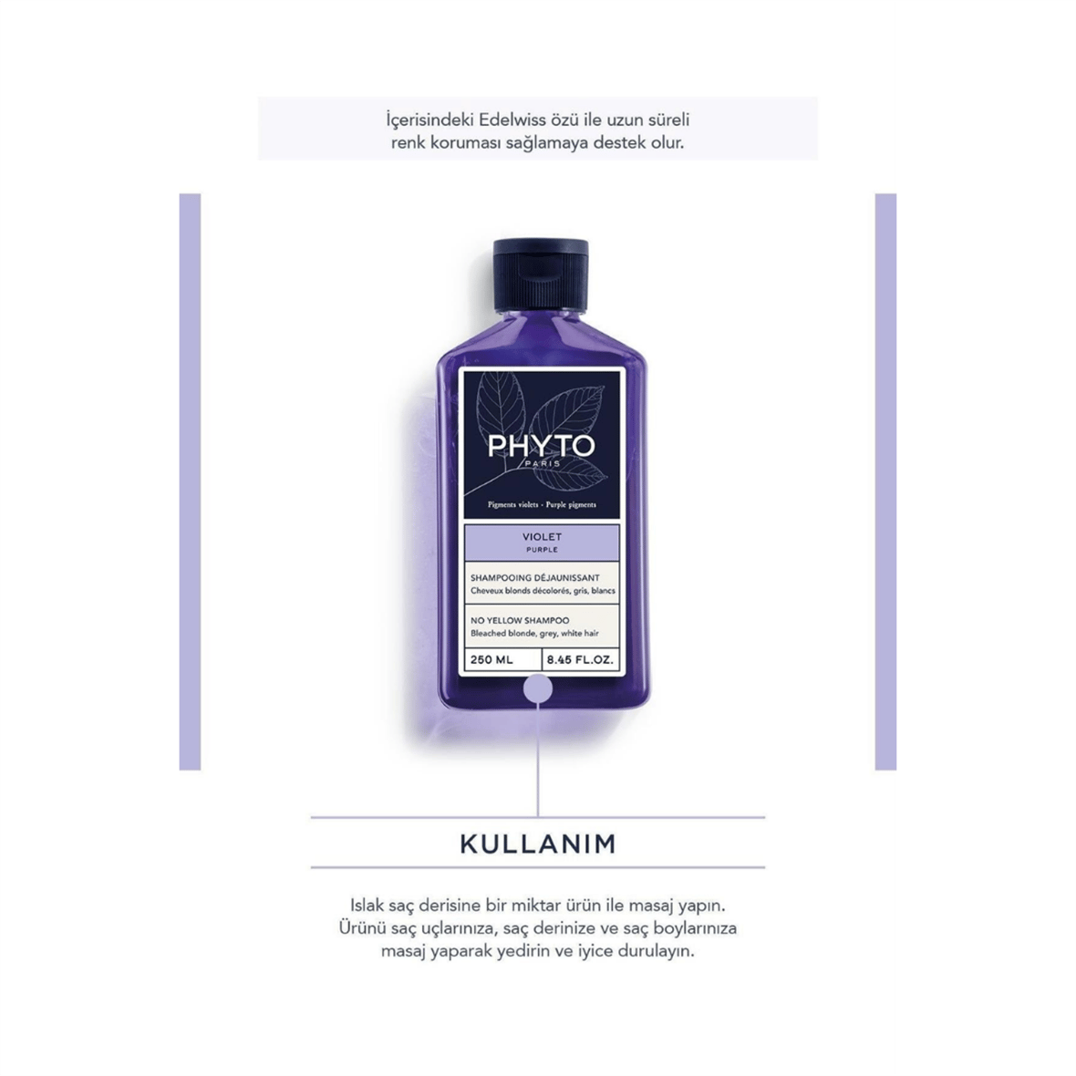 PhytoPurple Shampoo 250ml - Phyto Saç Bakım