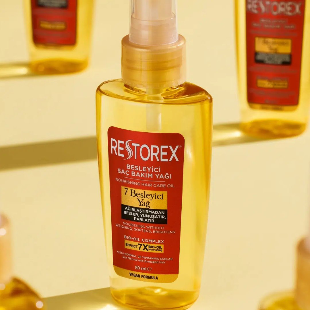 Restorex 7 Besleyici Yağ İçerikli Besleyici Saç Bakım Yağı 80 ml - Restorex
