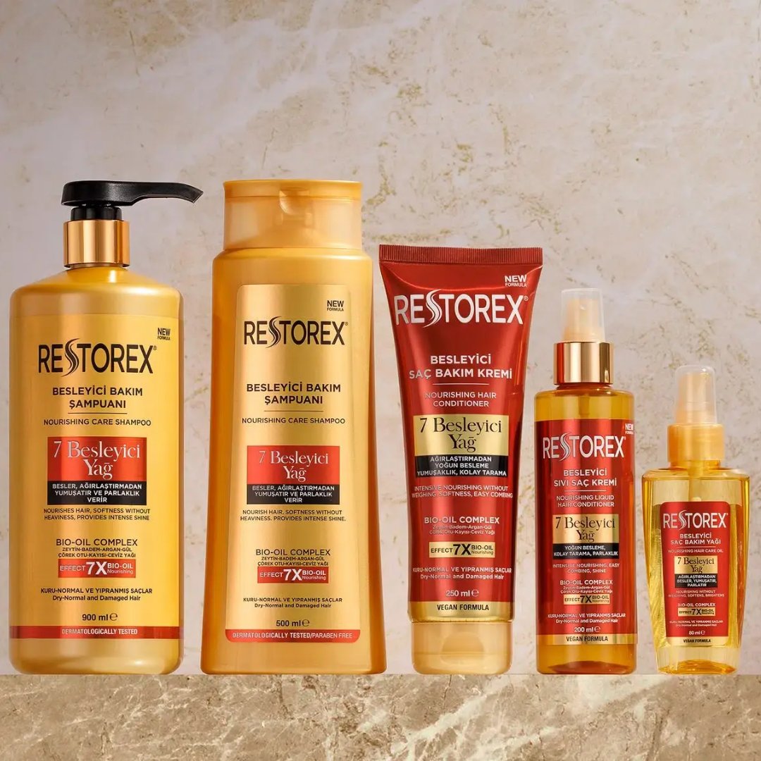 Restorex 7 Besleyici Yağ İçerikli Besleyici Saç Bakım Yağı 80 ml - Restorex