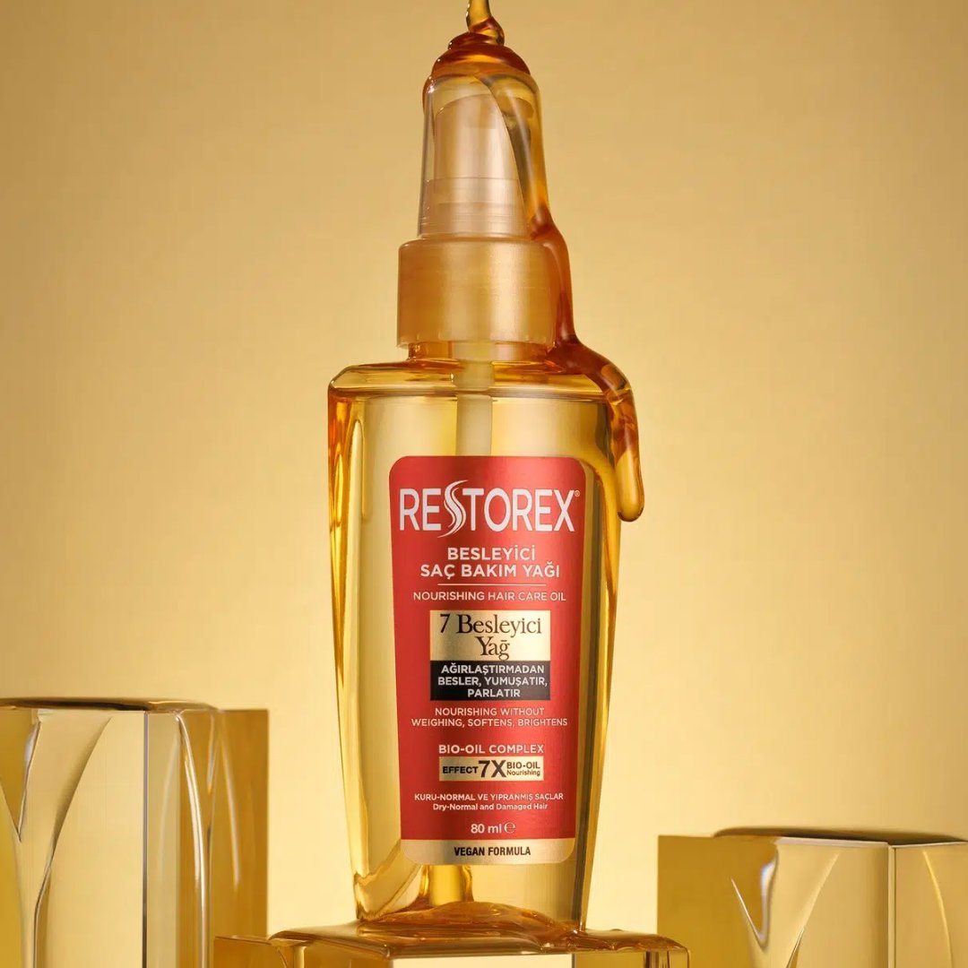 Restorex 7 Besleyici Yağ İçerikli Besleyici Saç Bakım Yağı 80 ml - Restorex