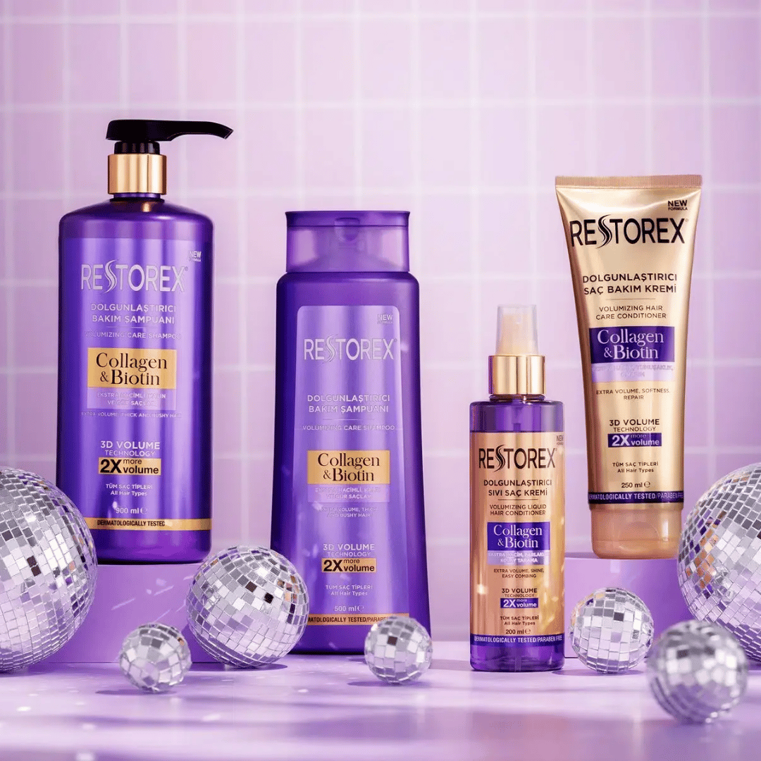Restorex Collagen Biotin Dolgunlaştırıcı Sıvı Saç Kremi 200 ml - Restorex