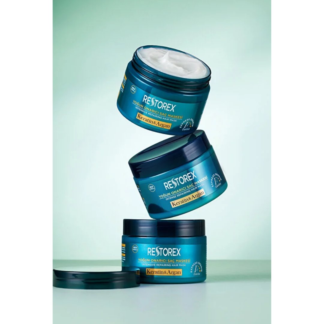 Restorex Keratin ve Argan Saç Maskesi 300 ml - Restorex