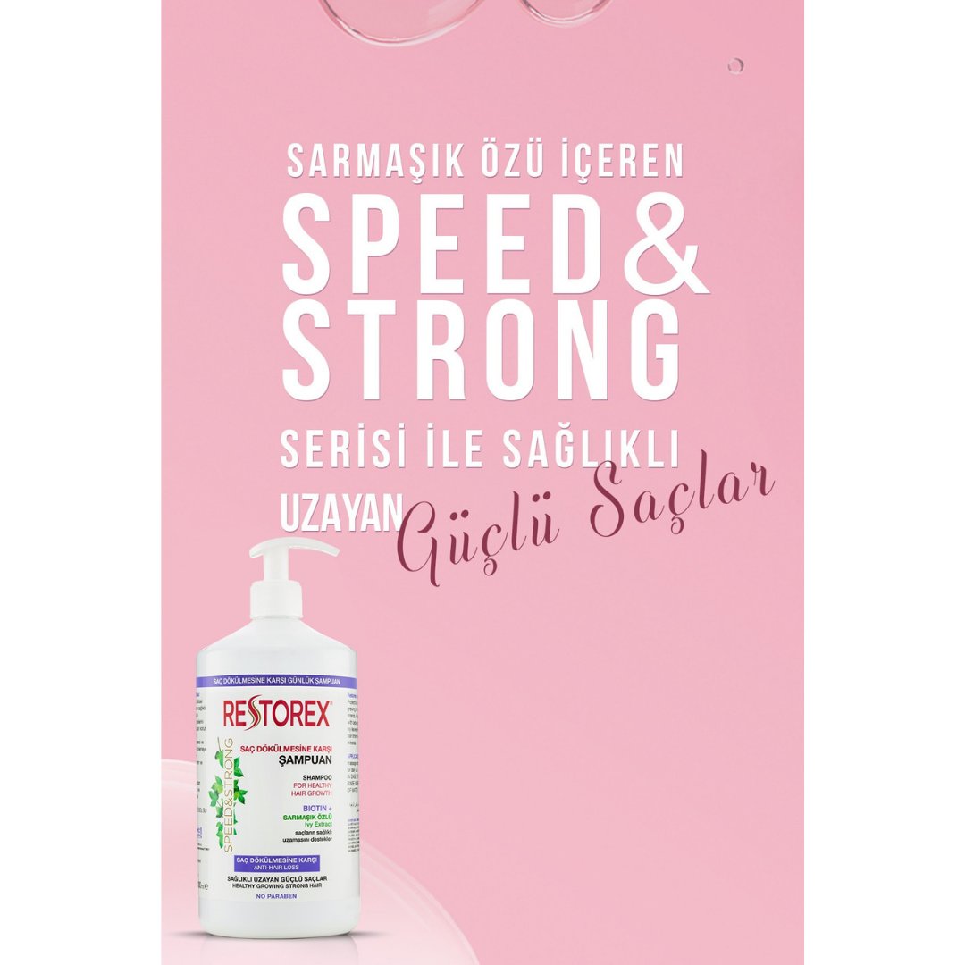 Restorex Saç Dökülmesine Karşı Ekstra Direnç Şampuanı 1000 ml - Restorex