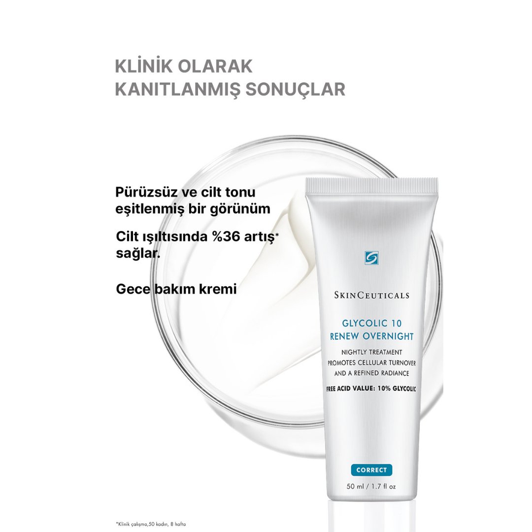 SkinCeuticals Glycolic 10 Renew Overnight 50ml - Skinceuticals