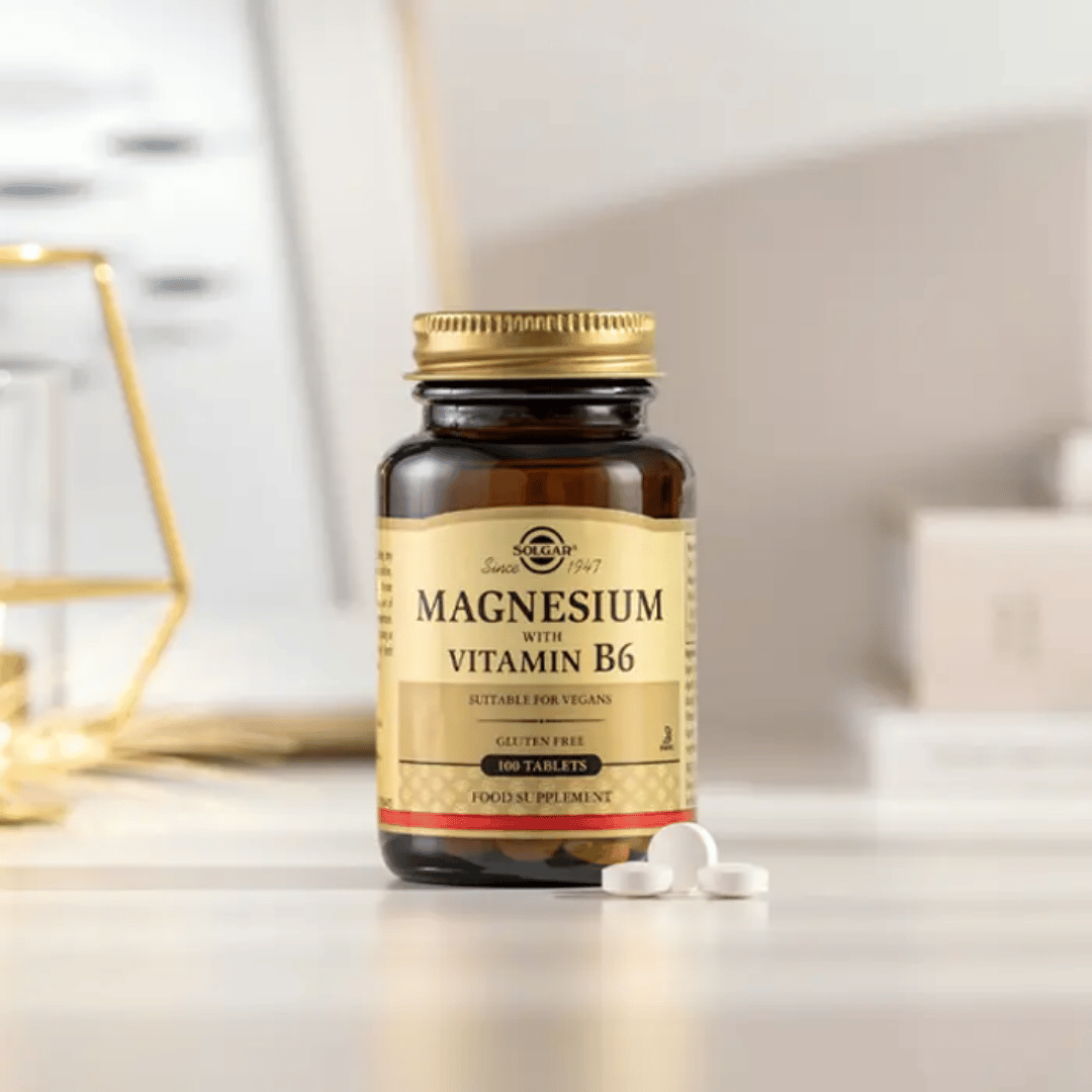 Solgar Magnesium with Vitamin B6 100 Tablet - Solgar