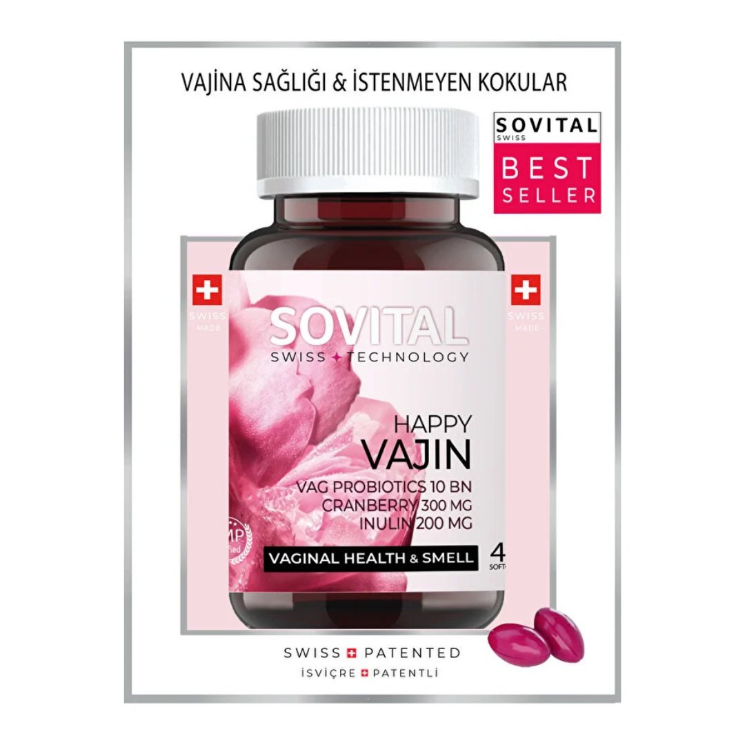 Sovital Happy Vajin 40 Softgels - Sovital