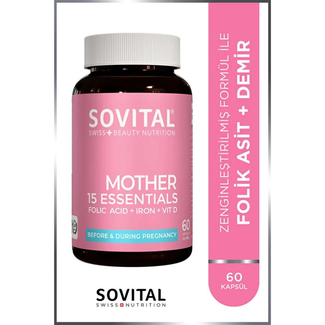 Sovital Mother Vitamins 60 Kapsül - Sovital