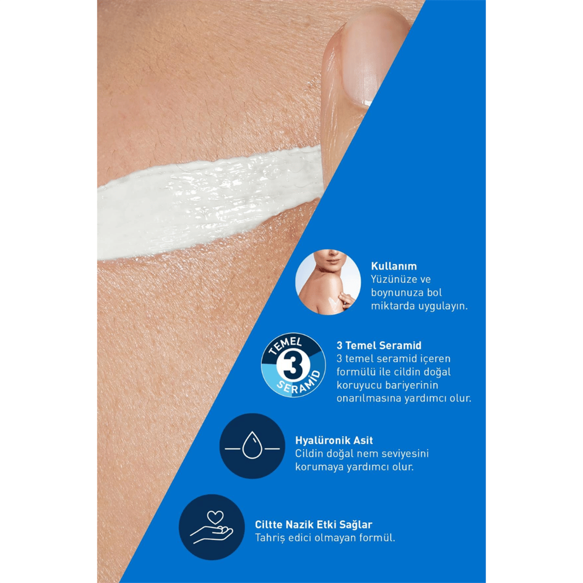 Spf50+ Güneş Korumalı Nemlendirici Yüz Kremi - Cerave