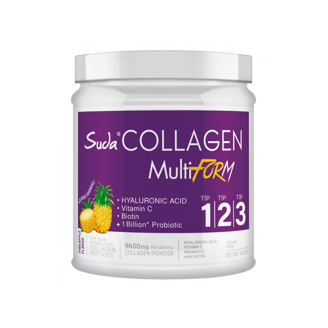 Suda Collagen Multiform Ananas Aromalı 360 gr - Suda Collagen