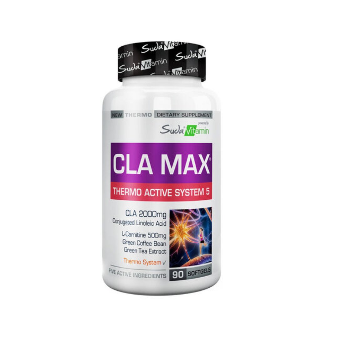 Suda Vitamin CLA Max Thermo Active System5 90 Yumuşak Jel Kapsül - Suda Vitamin