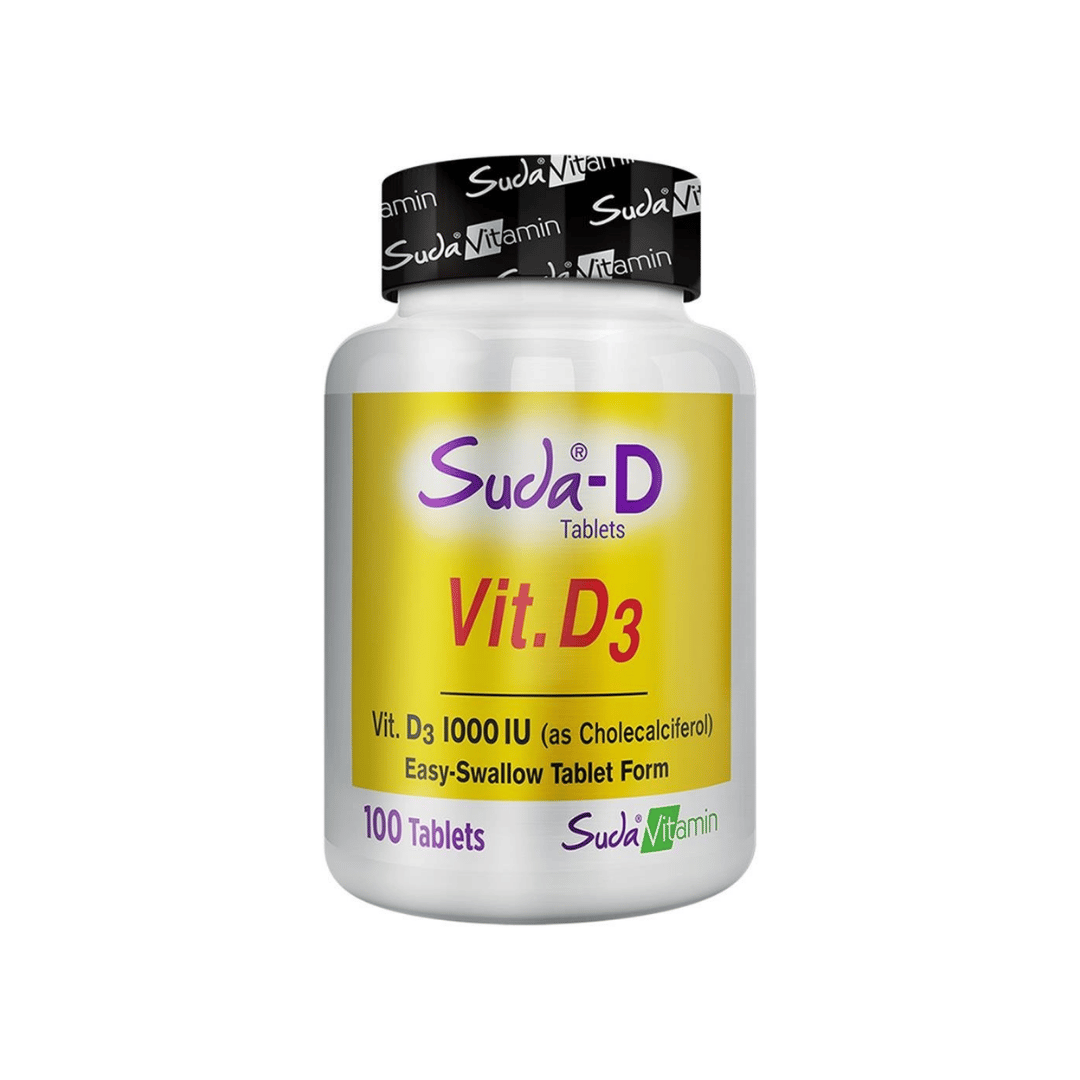Suda Vitamin Vitamin D3 İçeren Takviye Edici Gıda 100 Tablet - Suda Vitamin