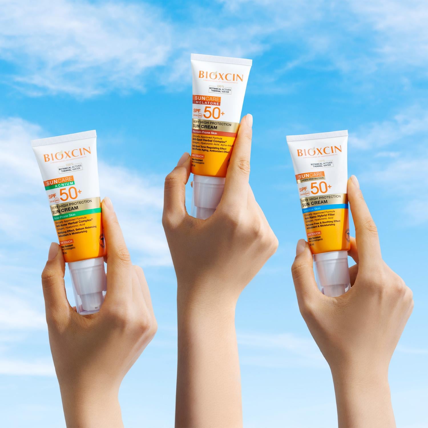 Sun Care Akneye Eğilimli Ciltler Için Güneş Kremi 50 Spf - Akne, Dry Touch, Mat - Bioxcin