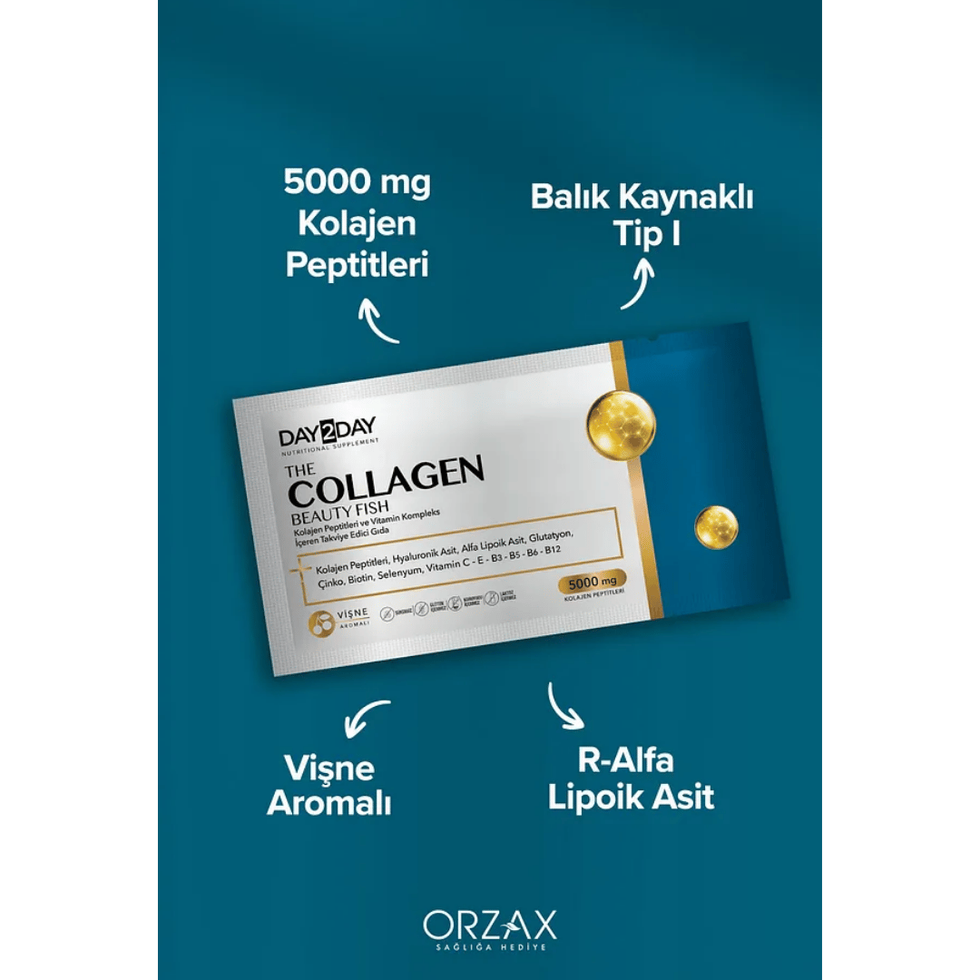 The Collagen Beauty Fish Kollajen 30 Saşe X 7gr - Day2Day