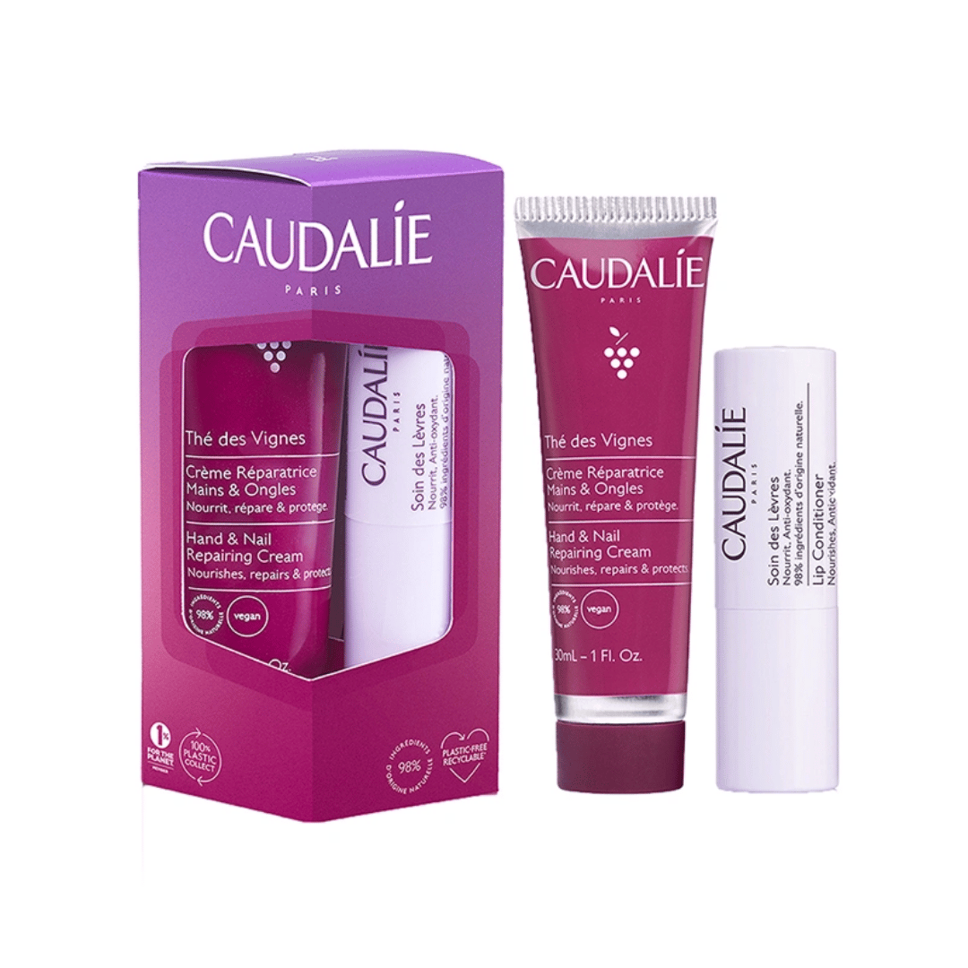 The Des Vignes El Ve Tırnak Kremi 30 Ml + Dudak Kremi 4.5 Gr - Caudalie 