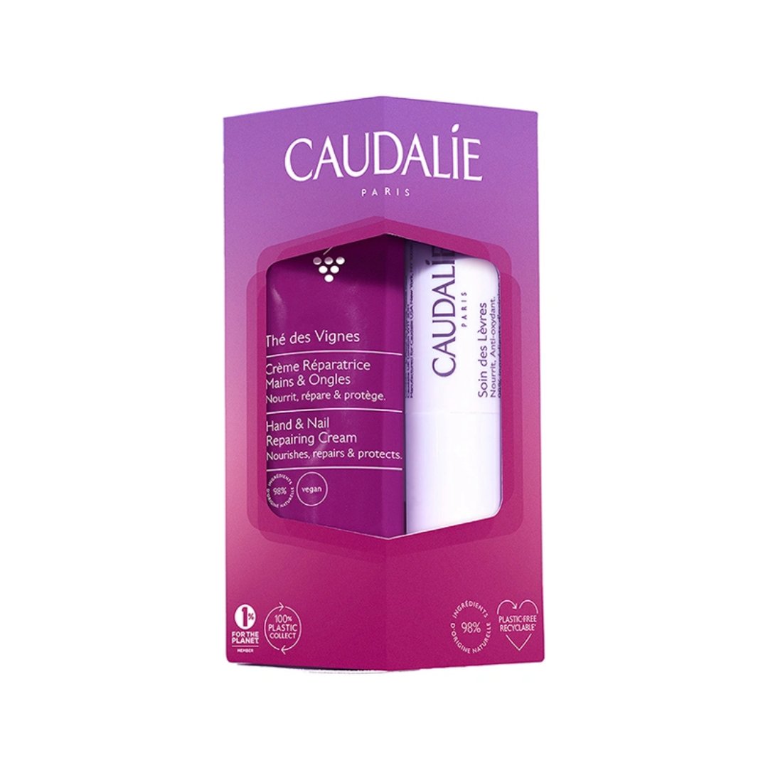 The Des Vignes El Ve Tırnak Kremi 30 Ml + Dudak Kremi 4.5 Gr - Caudalie 