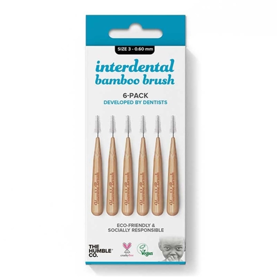 The Humble Co İnterdental Bamboo Brush Size 3 -0.60 mm - Humble Brush