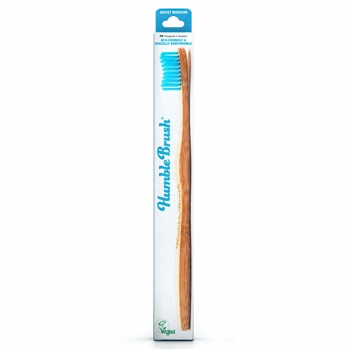 The Humble Co Yetişkin Diş Fırçası Medium - Mavi - Humble Brush
