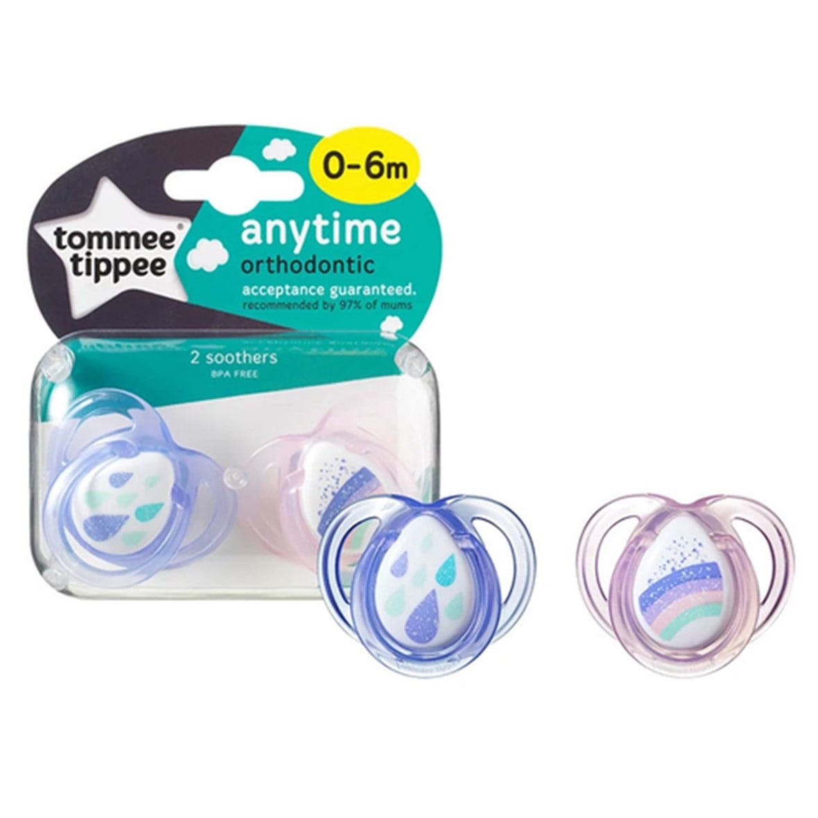 Tommee Tippee Antyime Emzik 2 Adet - 0-6 Ay - Tommee Tippee