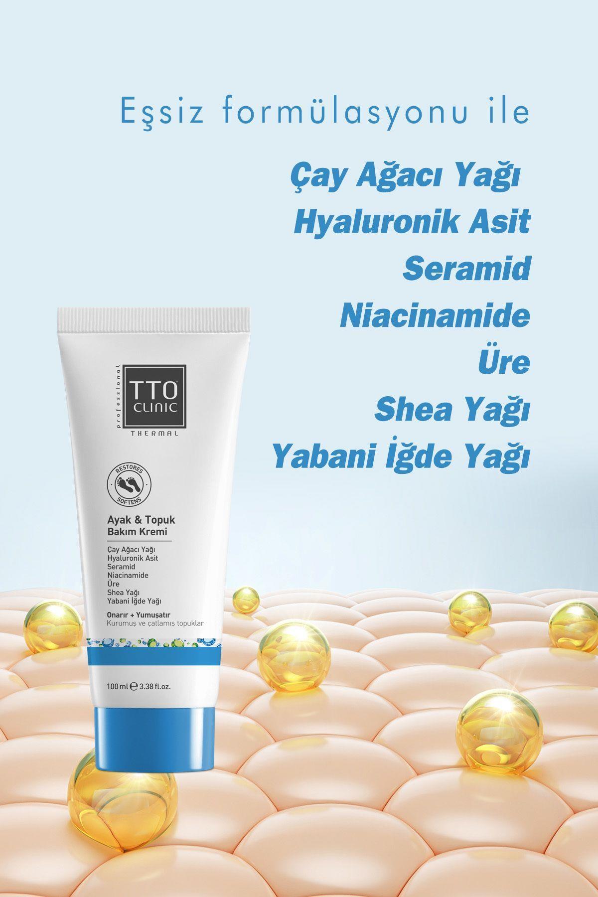 TTO Clinic Ayak ve Topuk Bakım Kremi 100 - TTO