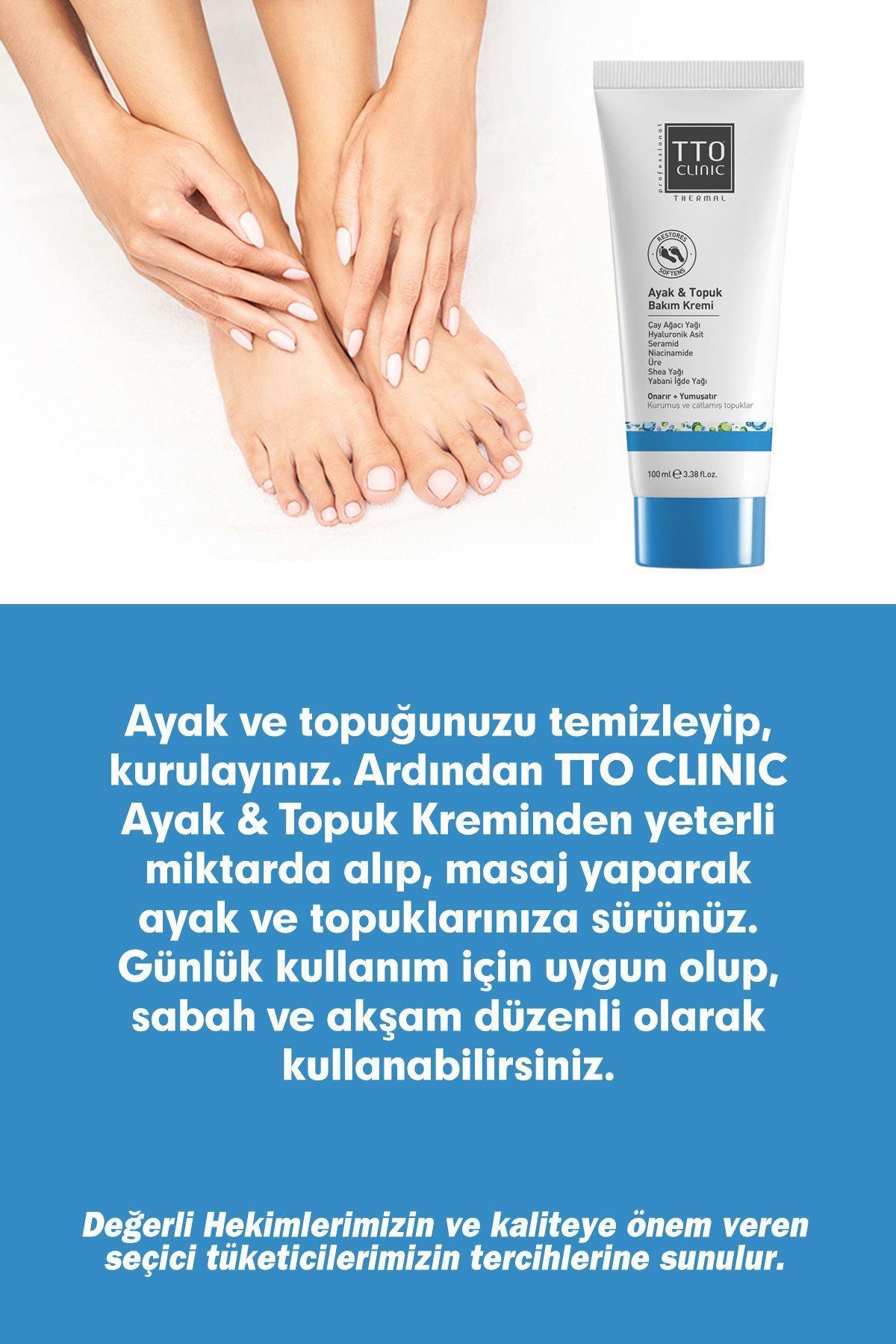TTO Clinic Ayak ve Topuk Bakım Kremi 100 - TTO