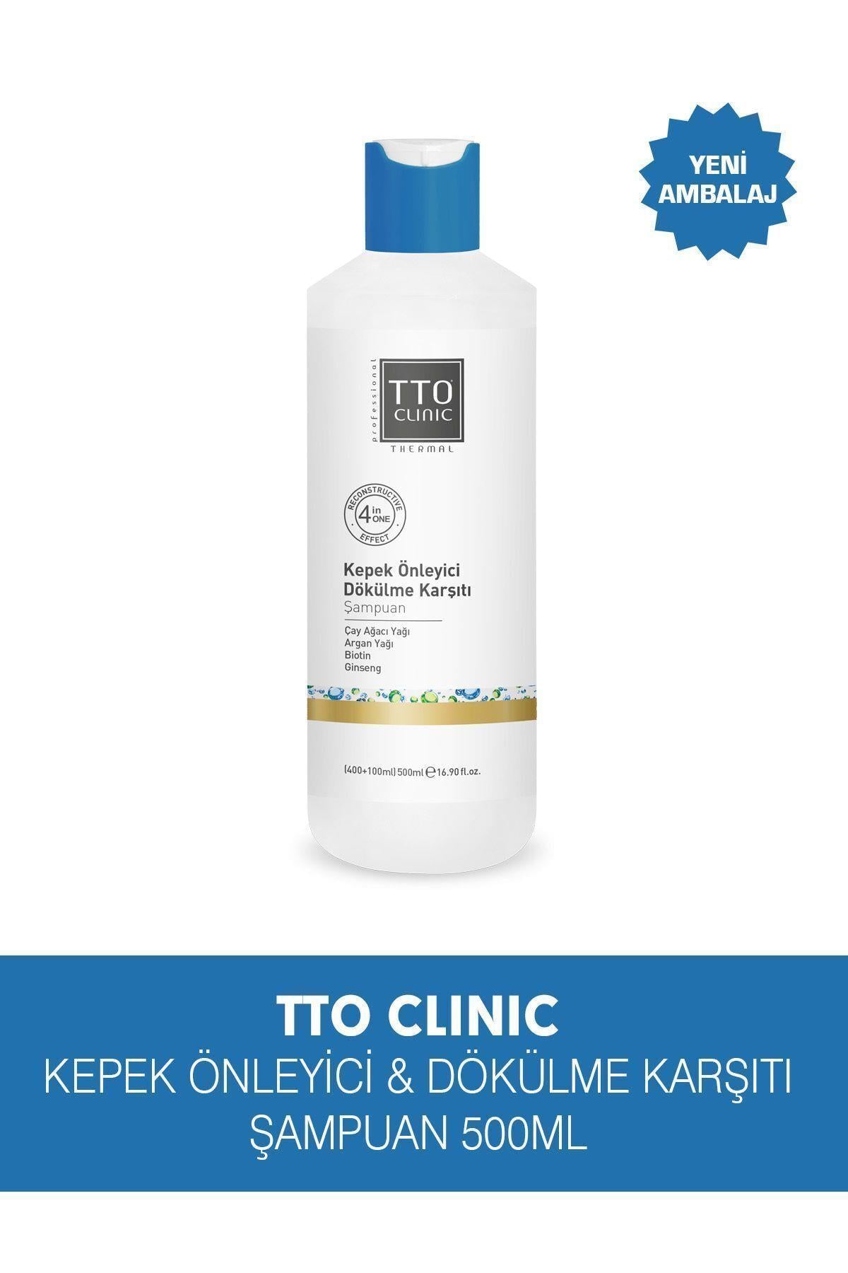 TTO Clinic Kepek ve Dökülme Karşıtı Şampuan 400 ml - TTO