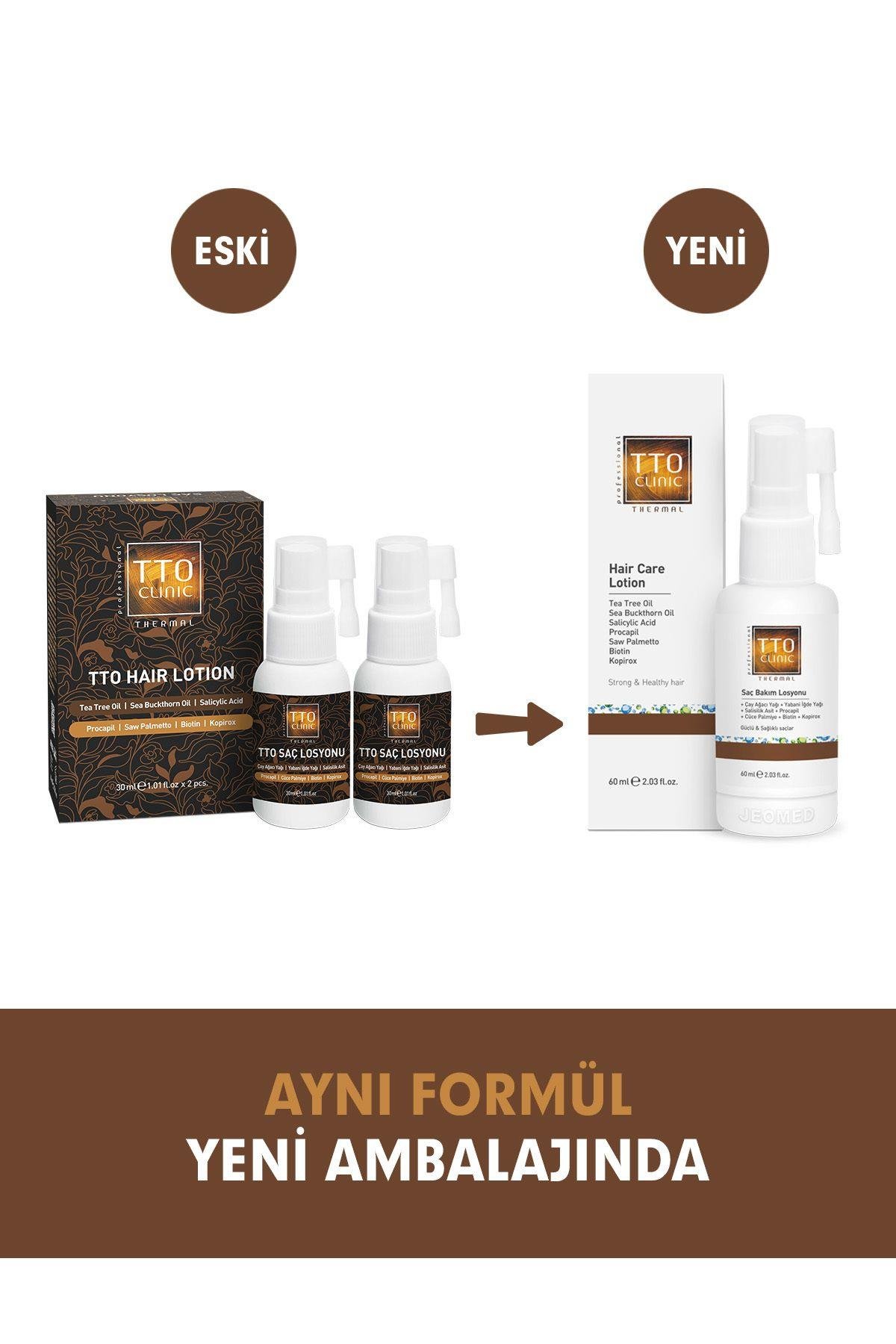 TTO Clinic Saç Losyonu 30 ml x 2 Adet - TTO
