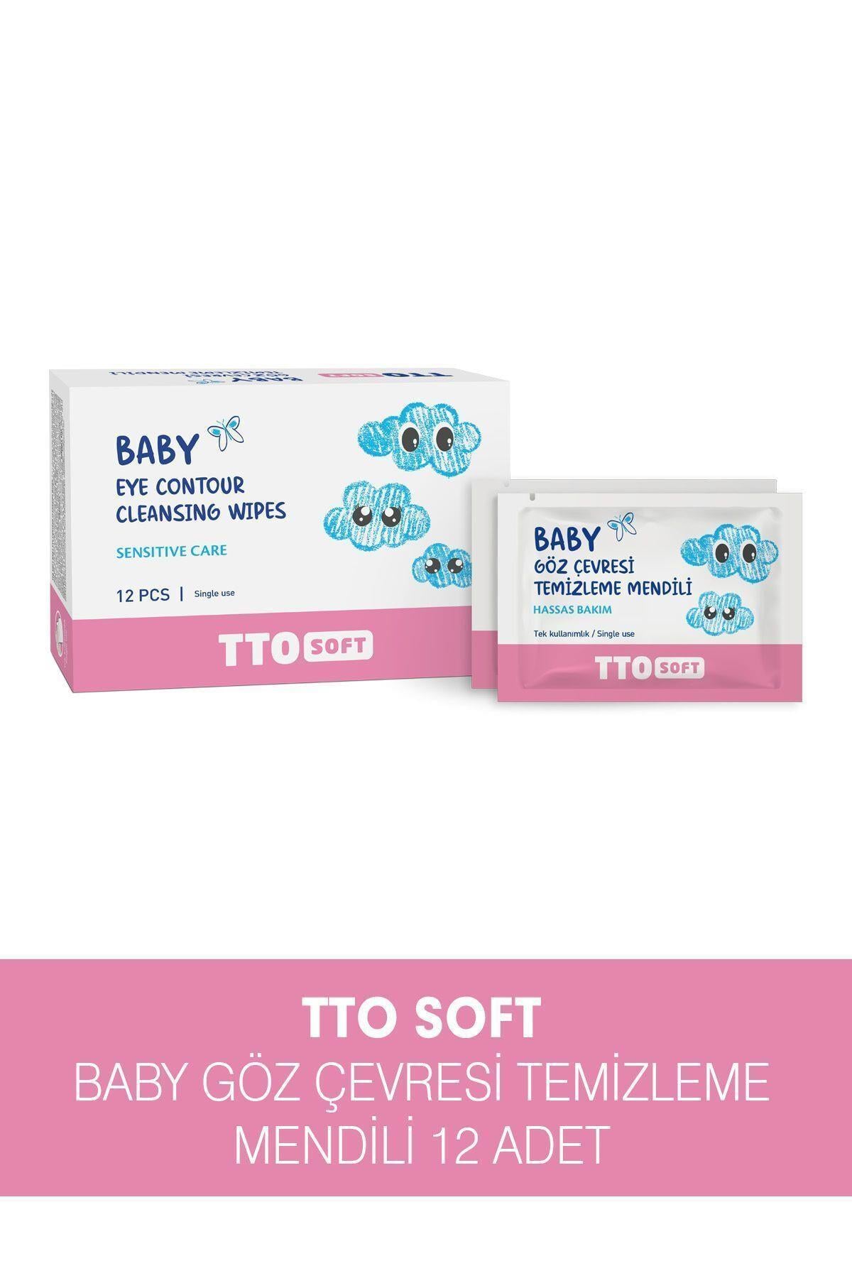 TTO Soft Baby Bebek Göz Çevresi Temizleme Mendili (Yeni Doğan Bebekler İçin Uygun) - TTO