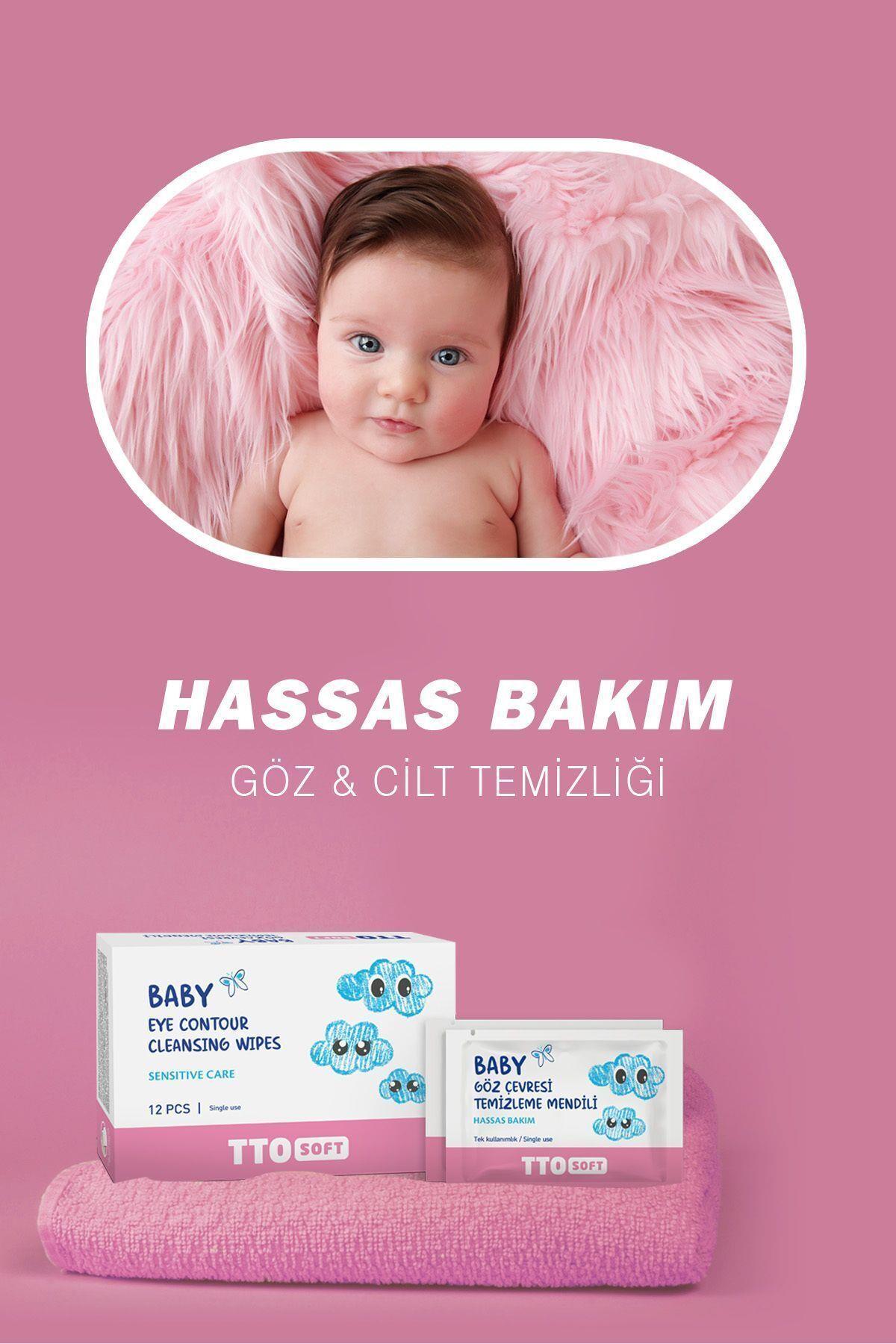 TTO Soft Baby Bebek Göz Çevresi Temizleme Mendili (Yeni Doğan Bebekler İçin Uygun) - TTO
