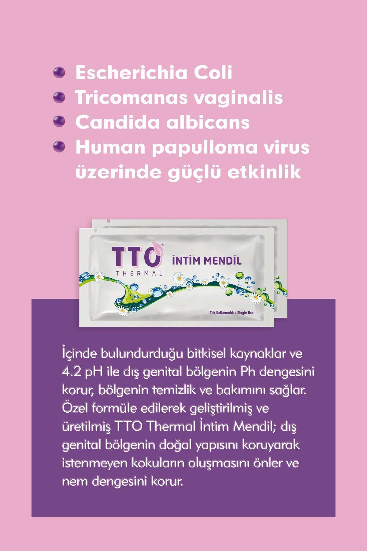 TTO Thermal İntim Mendil 12 Adet - TTO