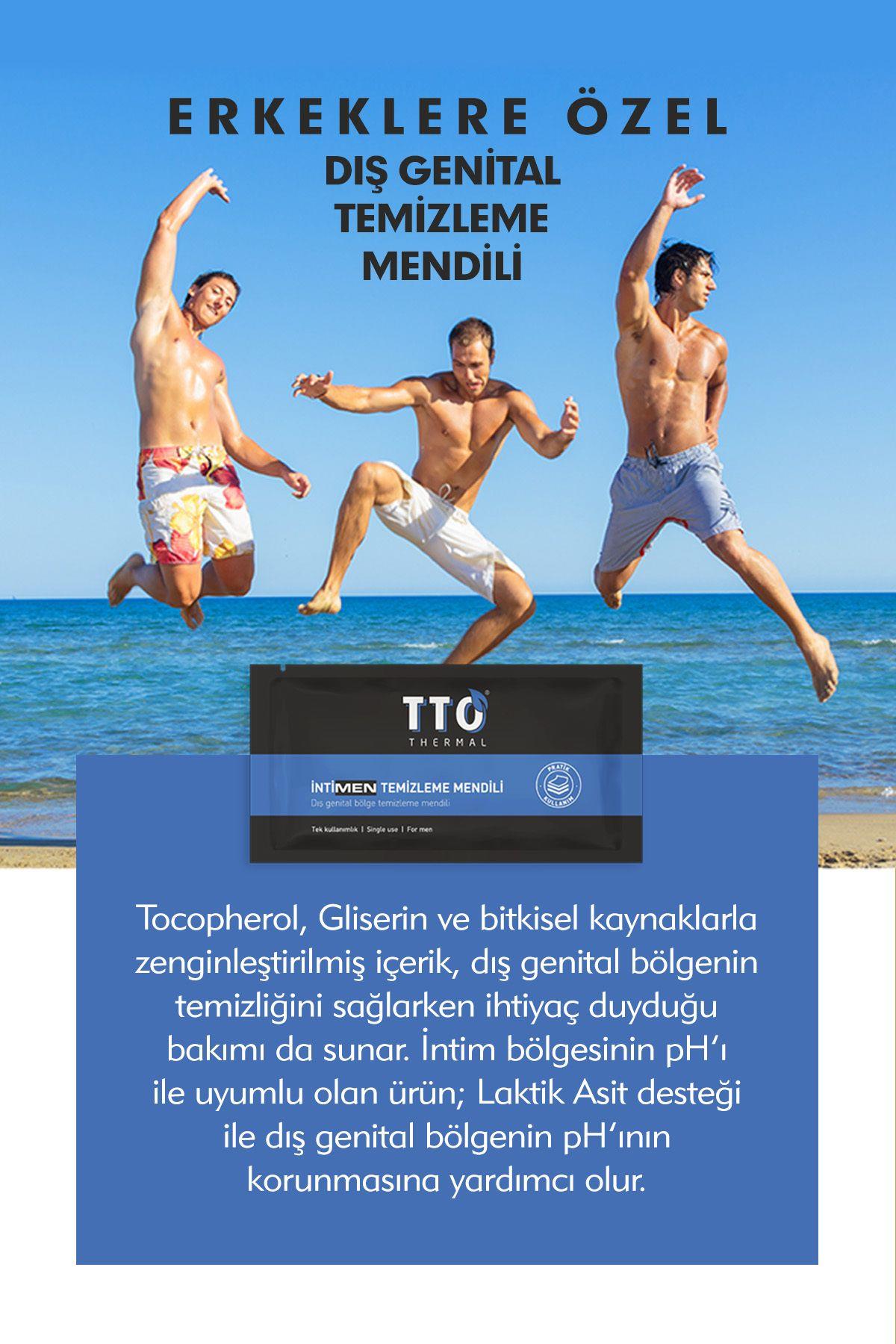 TTO THERMAL İntiMEN Temizleme Mendili 12 Adet - TTO