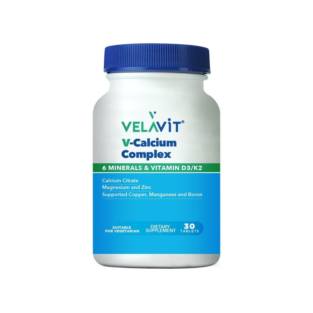 Velavit V-Calcium Complex Takviye Edici Gıda 30 Kapsül - Velavit
