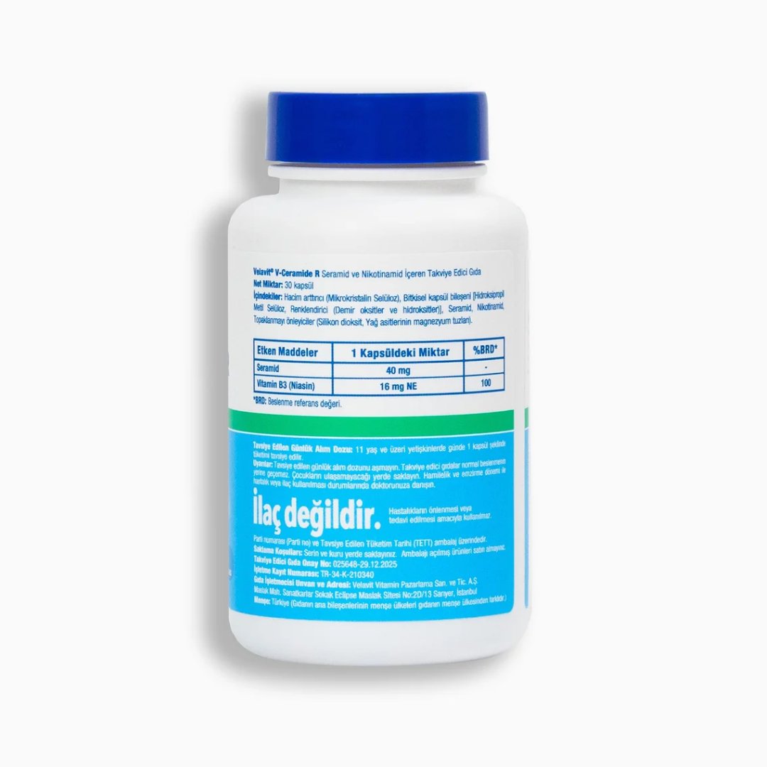 Velavit V-Ceramide R 30 Kapsül - velavit