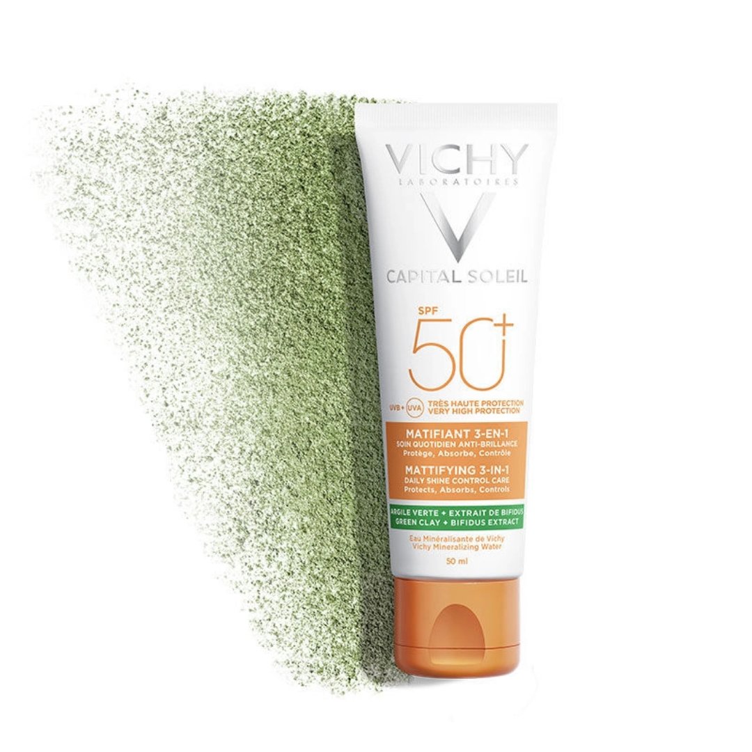 Vichy Capital Soleil SPF 50+ Matlaştırıcı Yüz Güneş Kremi 50 ml - Vichy