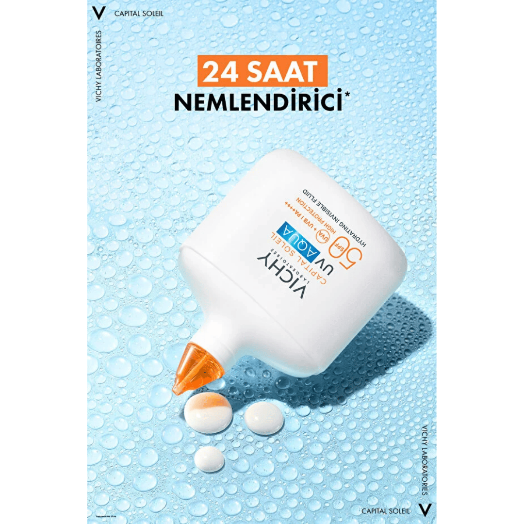 Vichy Capital Soleil UV Aqua SPF50 Yüz Güneş Kremi 50 ml - Vichy