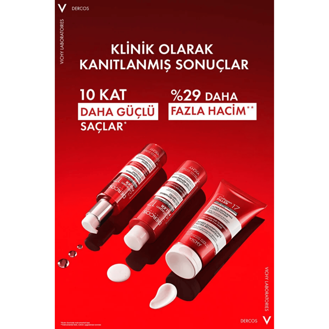 Vichy Dercos Collagen 17 Filler Şampuan Öncesi Bakım 150 ml - Vichy
