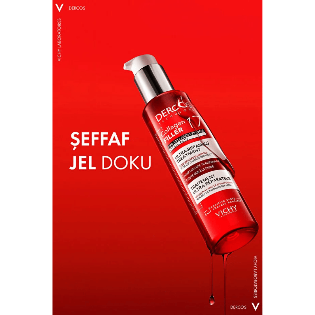 Vichy Dercos Collagen 17 Filler Şampuan Öncesi Bakım 150 ml - Vichy