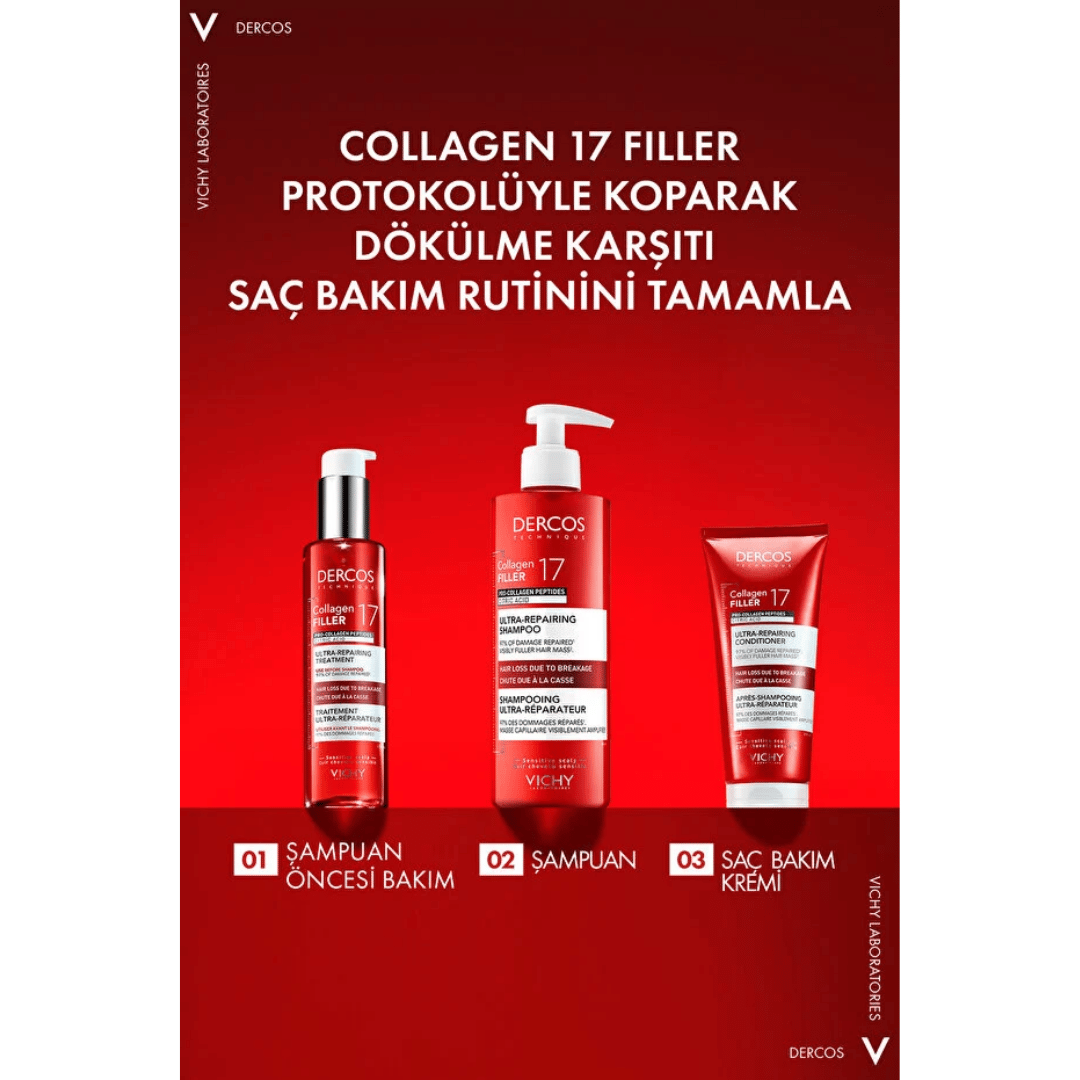 Vichy Dercos Collagen 17 Filler Şampuan Öncesi Bakım 150 ml - Vichy