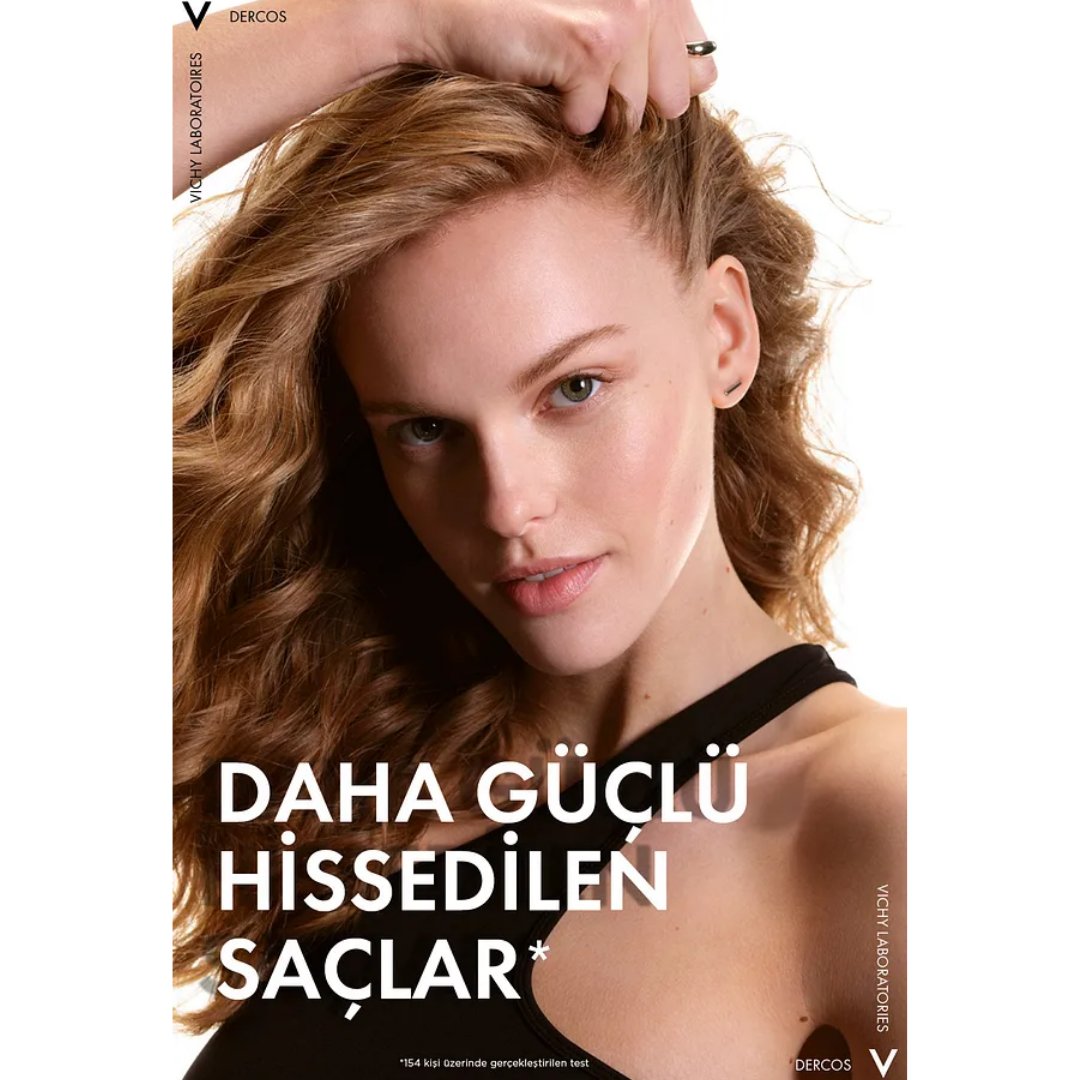 Vichy Dercos Energising Saç Dökülmesine Karşı Şampuan, Yeniden Dolum Paketi 400 ml - Vichy